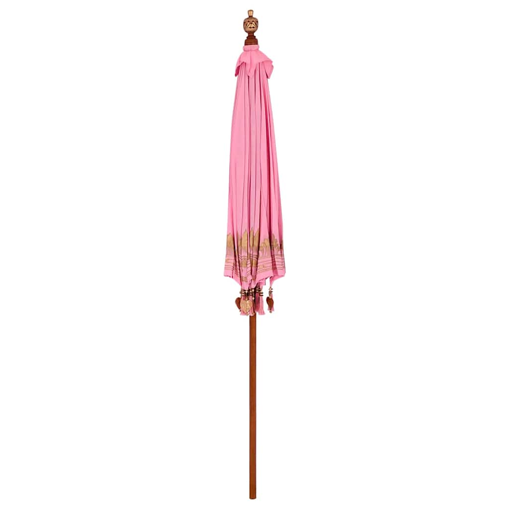 vidaXL Baliński Parasol Różowy 215 x 215 x 260 cm