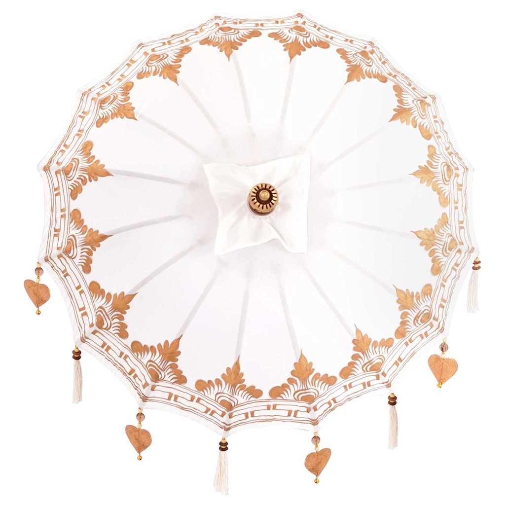 vidaXL Baliński Parasol Kremowy 125 x 125 x 260 cm