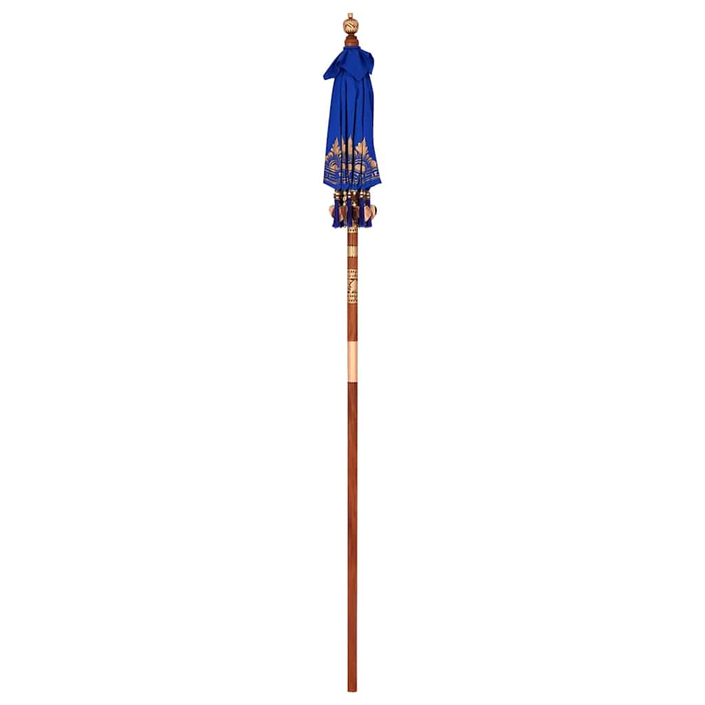 vidaXL Baliński Parasol Niebieski 125 x 125 x 260 cm