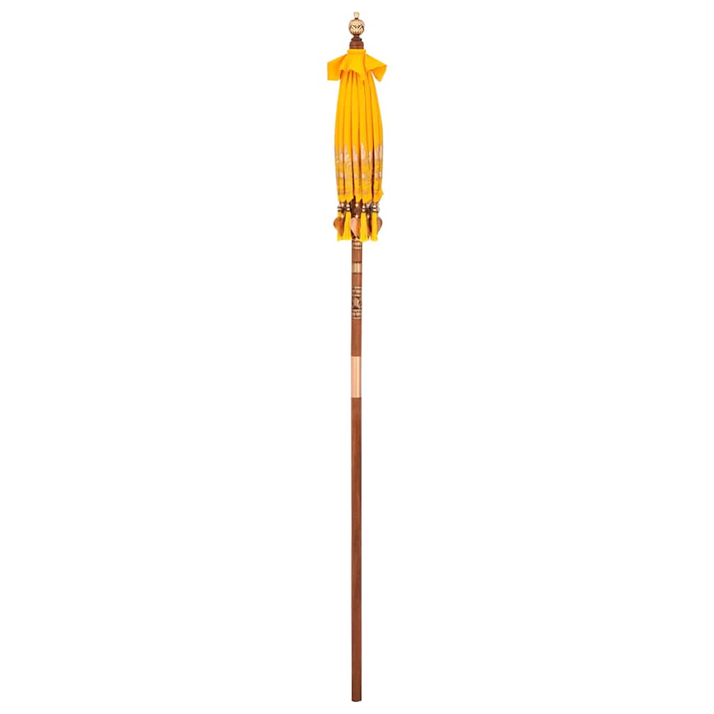 vidaXL Baliński Parasol Żółty 125 x 125 x 260 cm