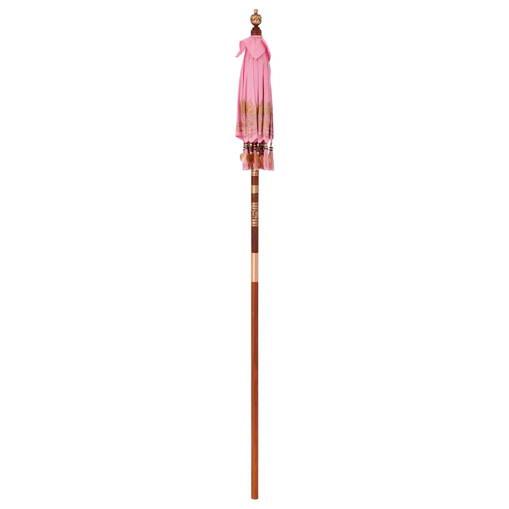 vidaXL Baliński Parasol Różowy 125 x 125 x 260 cm
