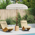 vidaXL Parasol Makramowy Kremowy 190 x 190 x 260 cm