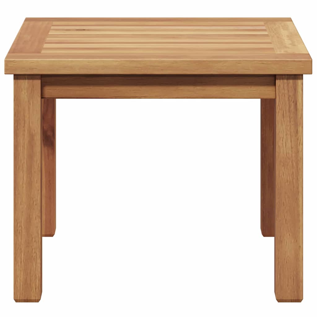 vidaXL Stolik kawowy Brązowy 45 x 45 x 36 cm Lite drewno teakowe