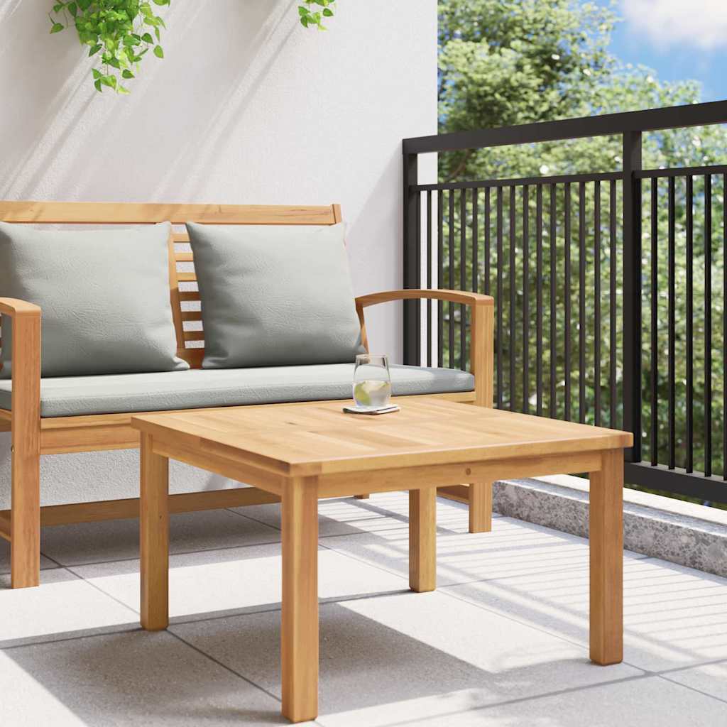 vidaXL Stolik kawowy Brązowy 60 x 60 x 36 cm Lite drewno teakowe
