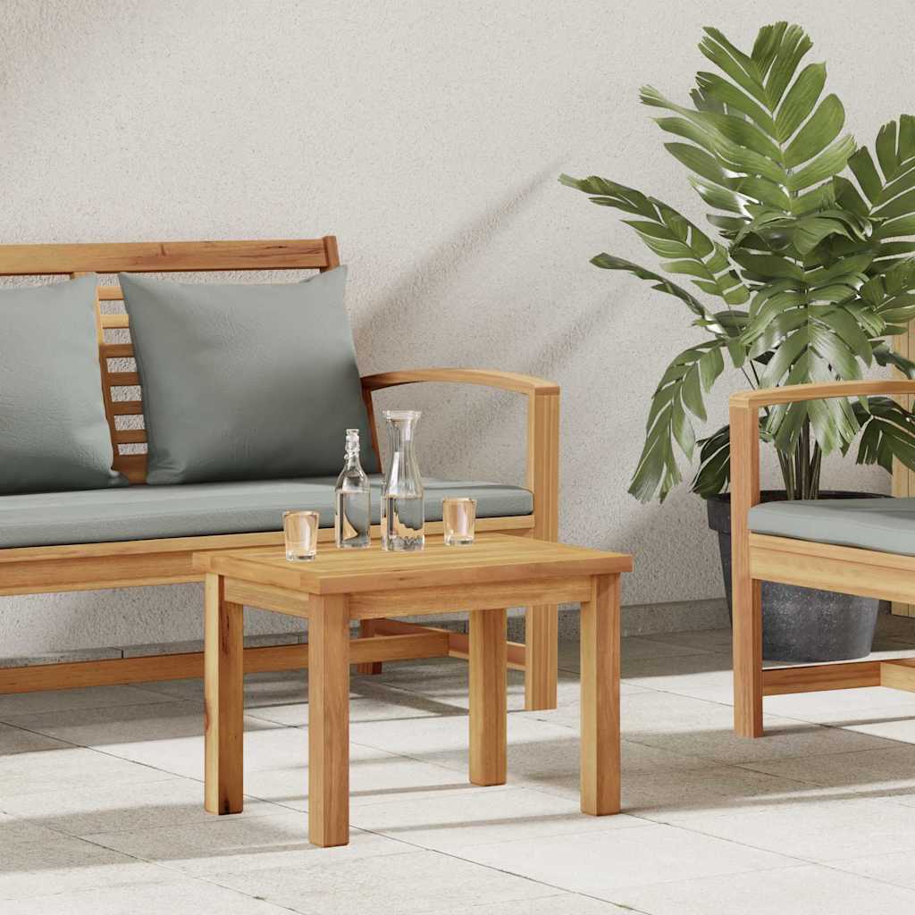 vidaXL Stolik kawowy Brązowy 50 x 35 x 36 cm Lite drewno teakowe