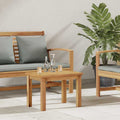 vidaXL Stolik kawowy Brązowy 50 x 35 x 36 cm Lite drewno teakowe