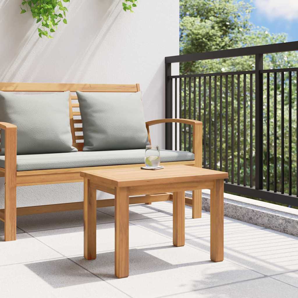 vidaXL Stolik kawowy Brązowy 50 x 35 x 36 cm Lite drewno teakowe