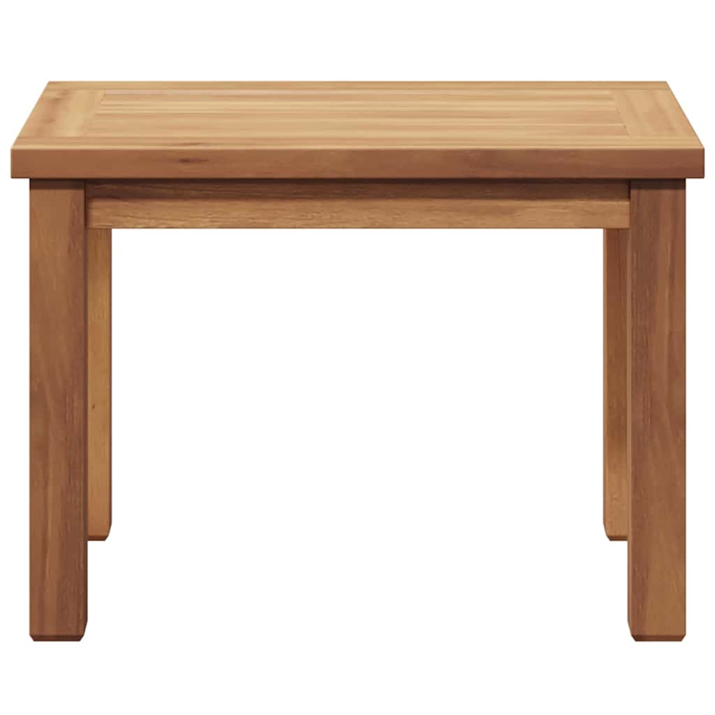 vidaXL Stolik kawowy Brązowy 50 x 35 x 36 cm Lite drewno teakowe
