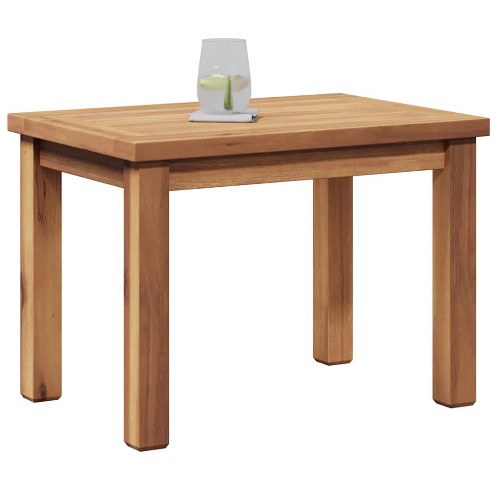 vidaXL Stolik kawowy Brązowy 50 x 35 x 36 cm Lite drewno teakowe