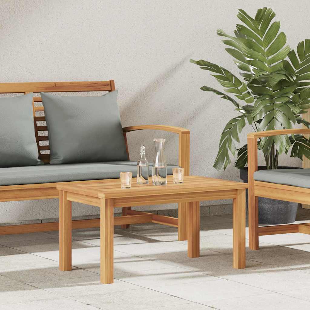 vidaXL Stolik kawowy Brązowy 70 x 40 x 36 cm Lite drewno teakowe