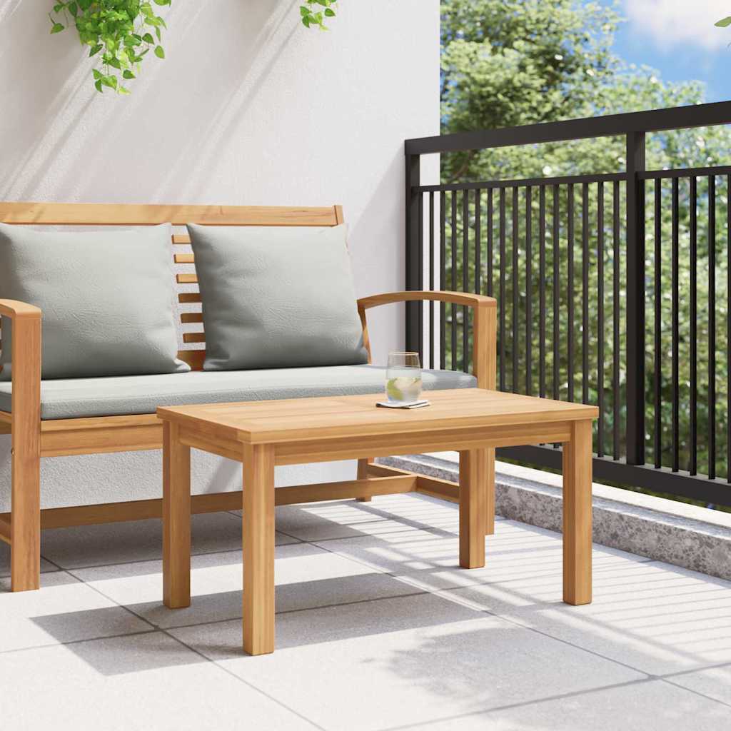vidaXL Stolik kawowy Brązowy 70 x 40 x 36 cm Lite drewno teakowe