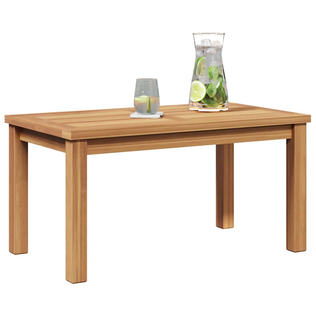 vidaXL Stolik kawowy Brązowy 70 x 40 x 36 cm Lite drewno teakowe