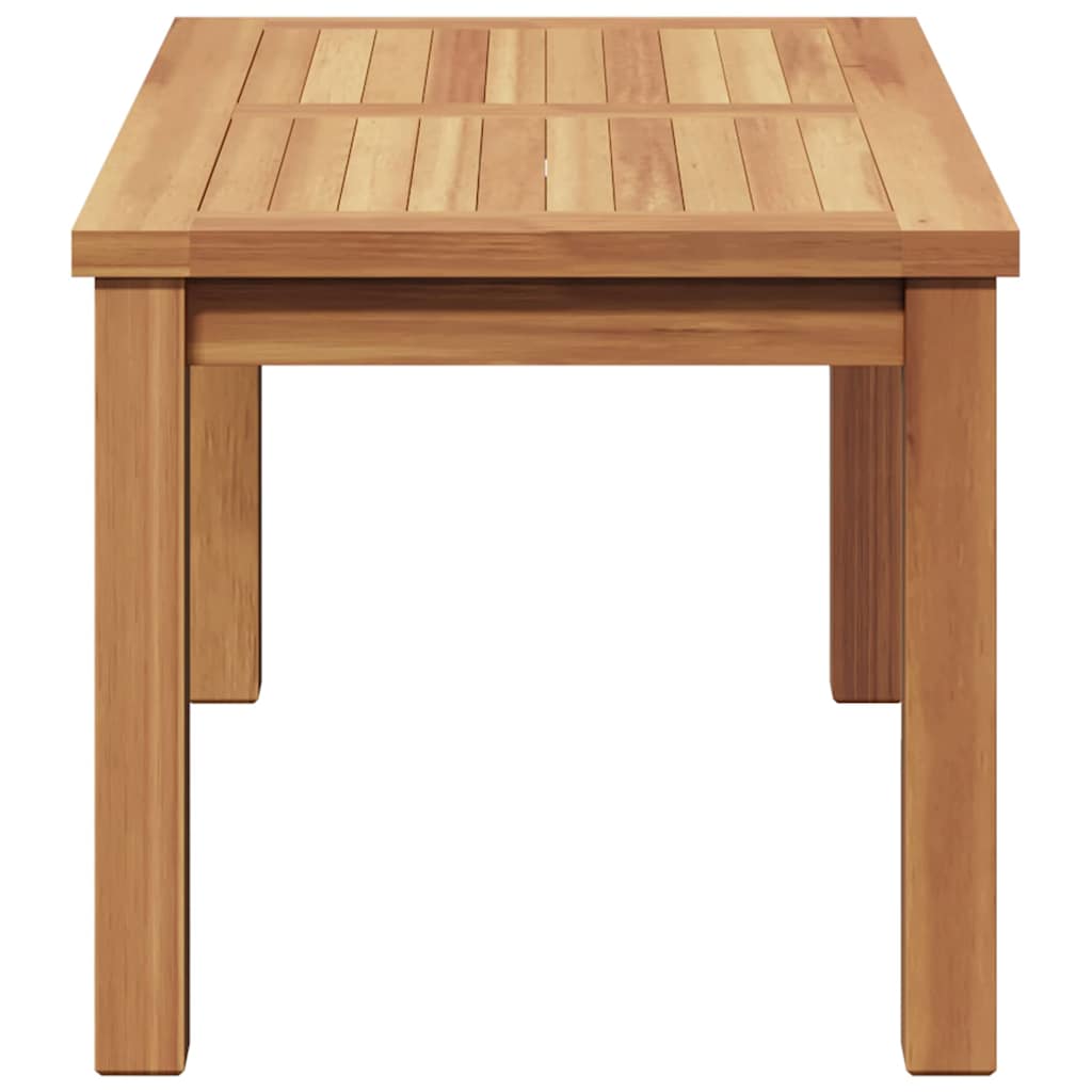 vidaXL Stolik kawowy Brązowy 70 x 40 x 36 cm Lite drewno teakowe