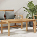vidaXL Stolik kawowy Brązowy 110 x 55 x 45 cm Lite drewno teakowe
