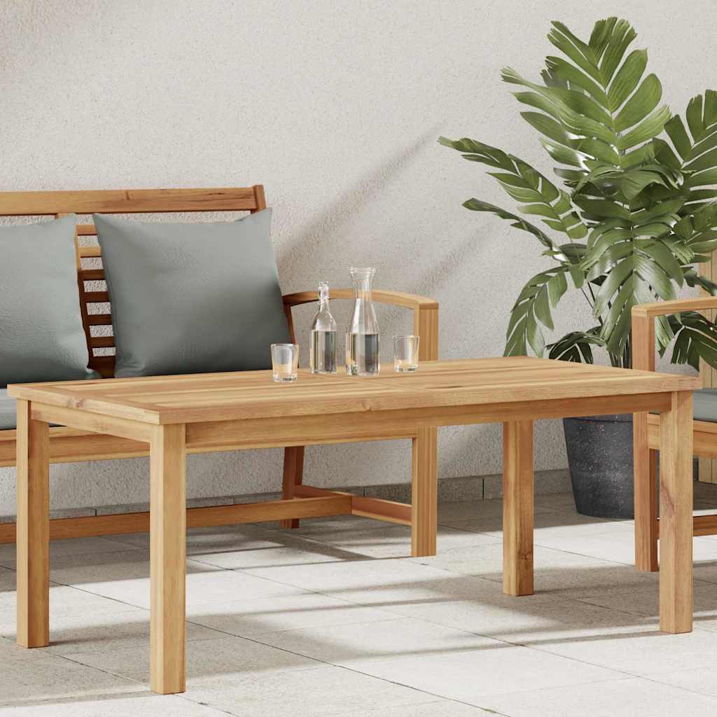 vidaXL Stolik kawowy Brązowy 110 x 55 x 45 cm Lite drewno teakowe