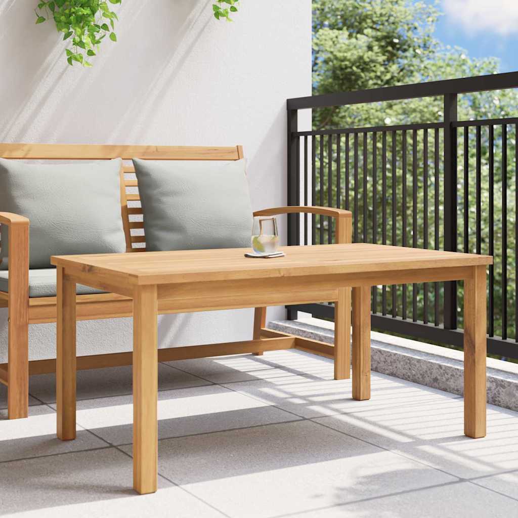 vidaXL Stolik kawowy Brązowy 110 x 55 x 45 cm Lite drewno teakowe