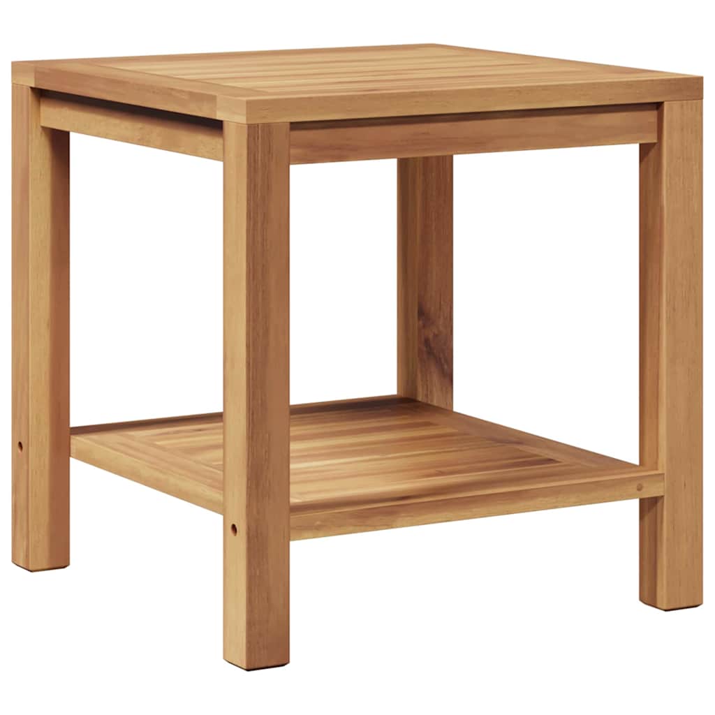 vidaXL Stolik kawowy Brązowy 45 x 45 x 45 cm Lite drewno teakowe