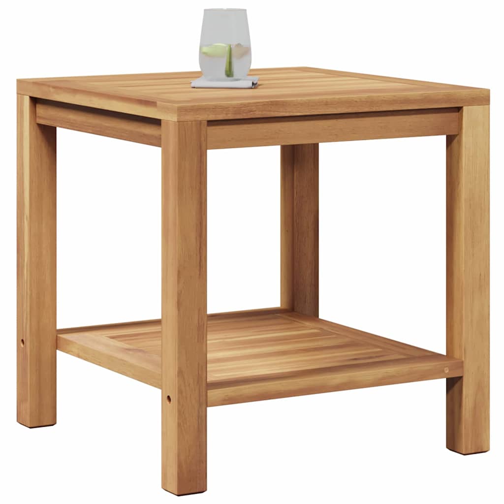 vidaXL Stolik kawowy Brązowy 45 x 45 x 45 cm Lite drewno teakowe