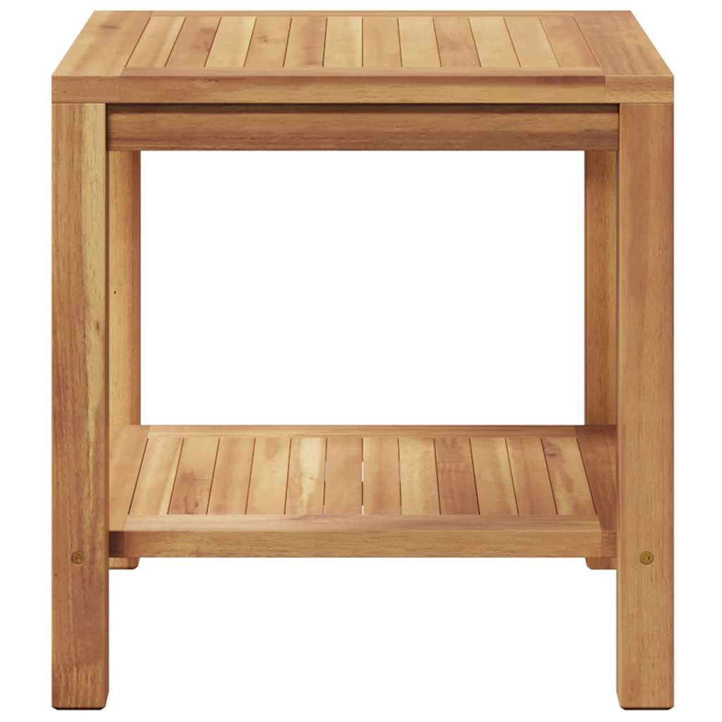 vidaXL Stolik kawowy Brązowy 45 x 45 x 45 cm Lite drewno teakowe