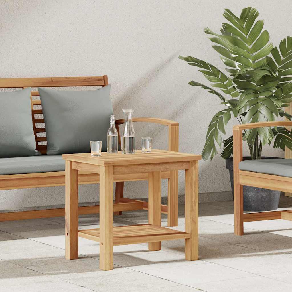 vidaXL Stolik kawowy Brązowy 50 x 35 x 45 cm Lite drewno teakowe