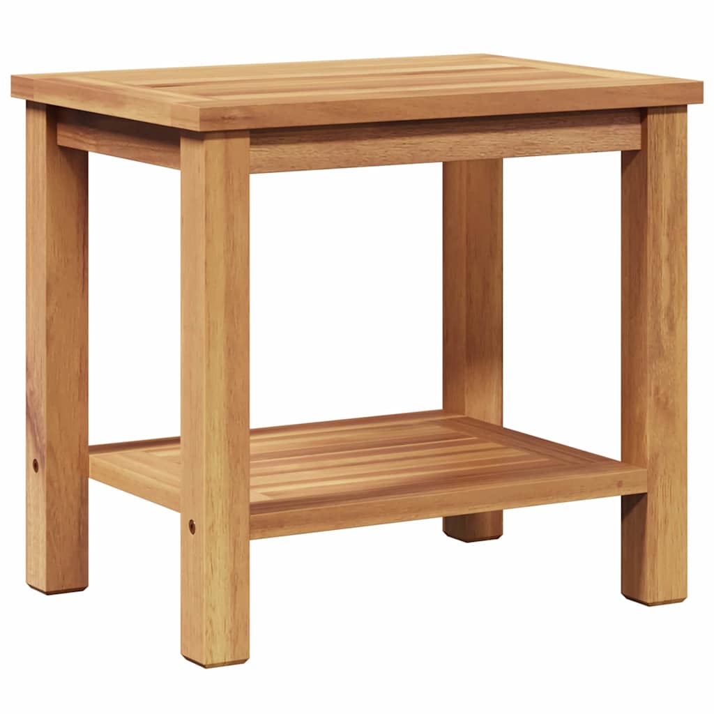 vidaXL Stolik kawowy Brązowy 50 x 35 x 45 cm Lite drewno teakowe