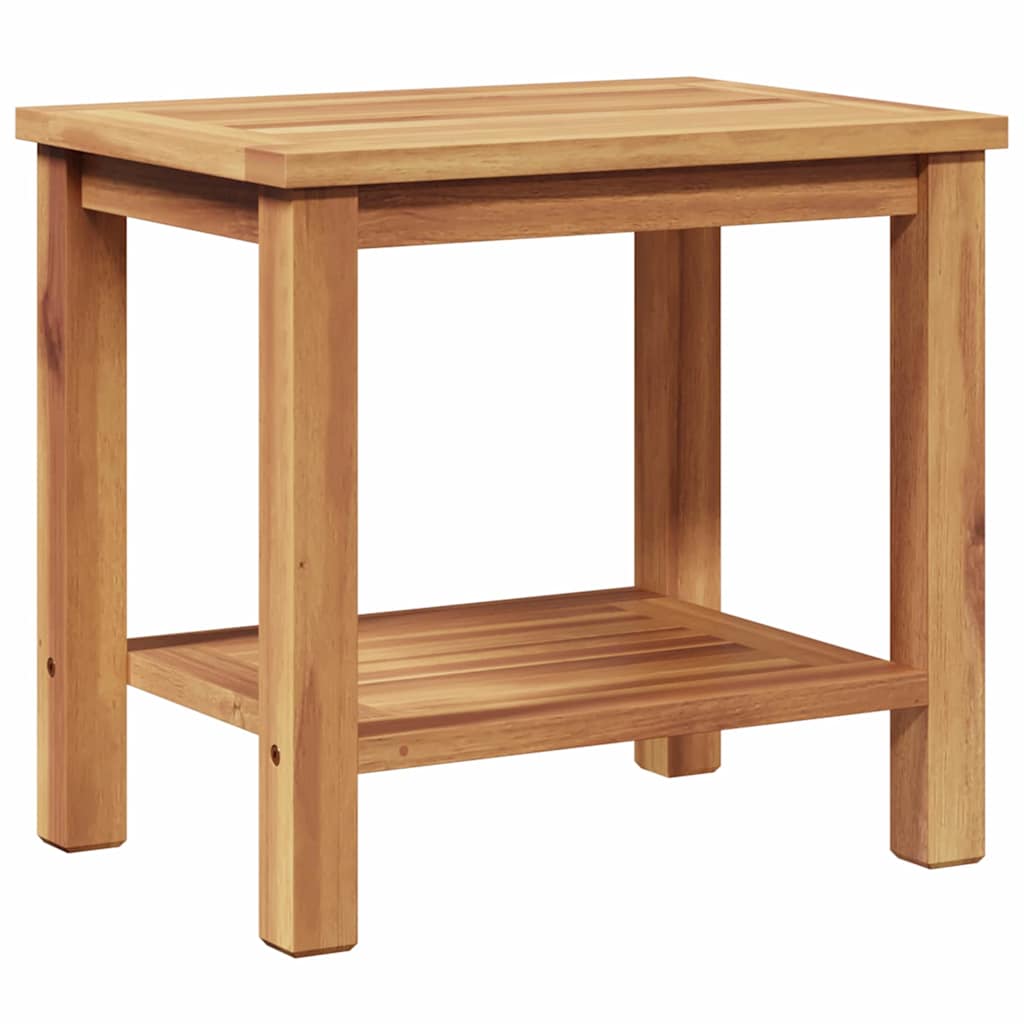 vidaXL Stolik kawowy Brązowy 50 x 35 x 45 cm Lite drewno teakowe