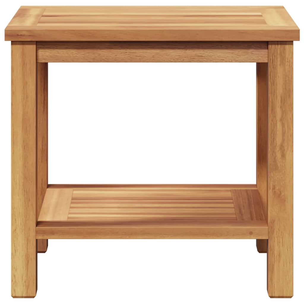 vidaXL Stolik kawowy Brązowy 50 x 35 x 45 cm Lite drewno teakowe