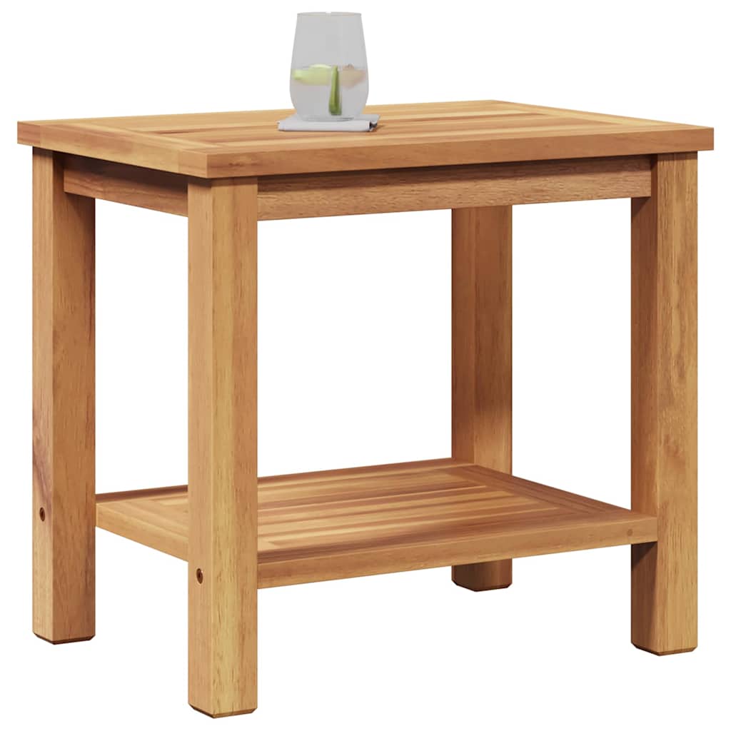 vidaXL Stolik kawowy Brązowy 50 x 35 x 45 cm Lite drewno teakowe