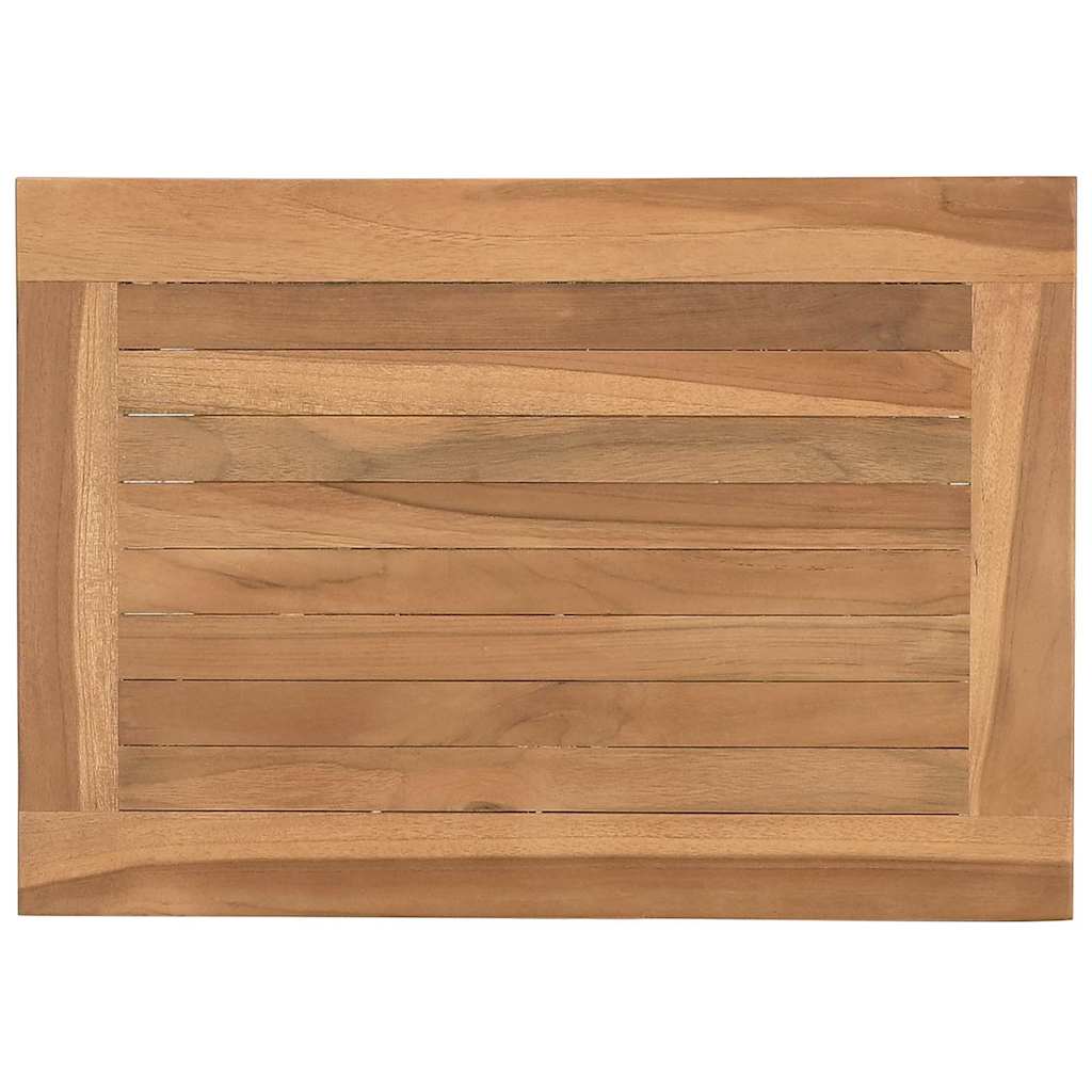 vidaXL Stolik kawowy Brązowy 50 x 35 x 45 cm Lite drewno teakowe