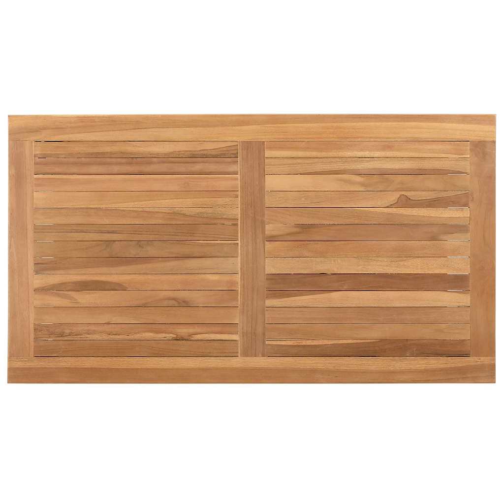 vidaXL Stolik kawowy Brązowy 90 x 50 x 45 cm Lite drewno teakowe
