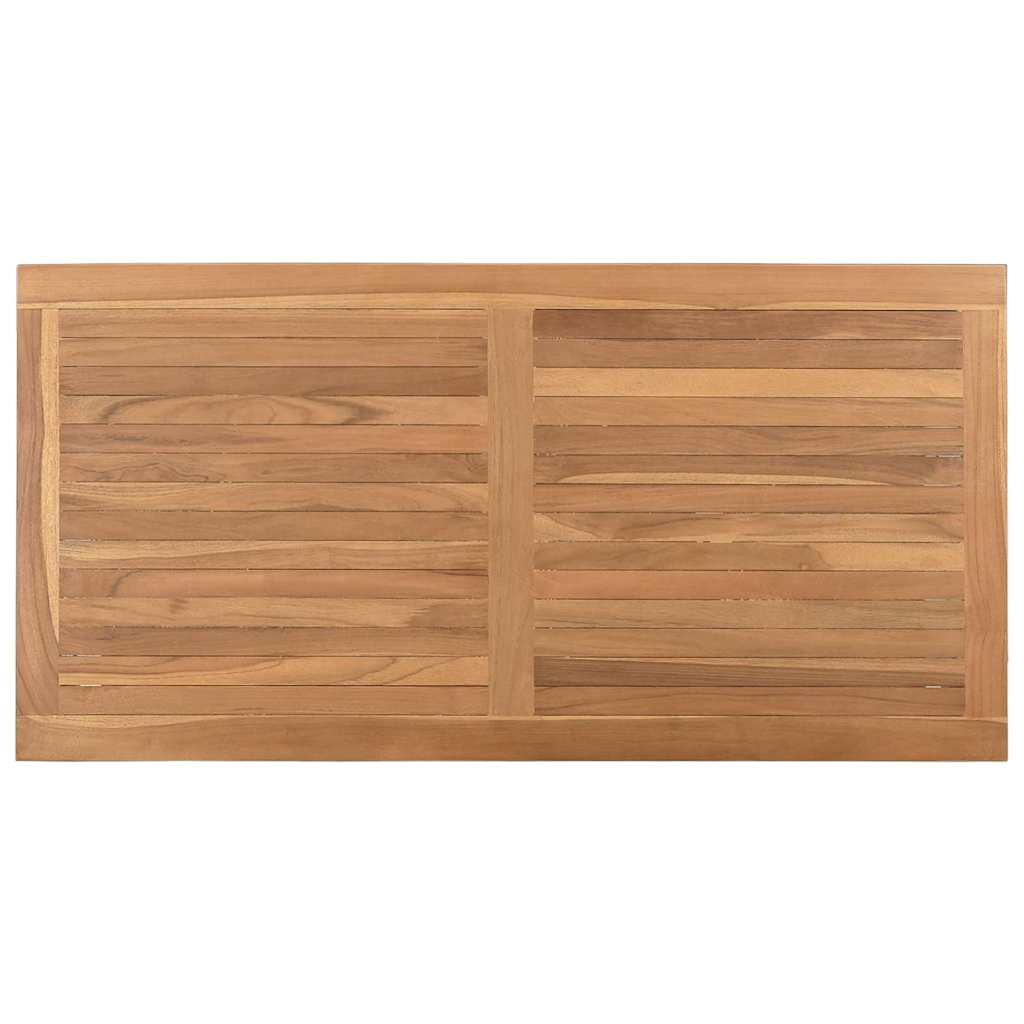 vidaXL Stolik kawowy Brązowy 110 x 55 x 45 cm Lite drewno teakowe