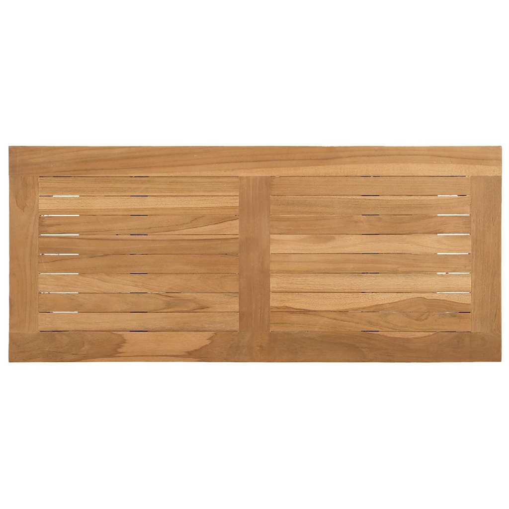 vidaXL Konsola Brązowy 80 x 35 x 75 cm Lite drewno teakowe