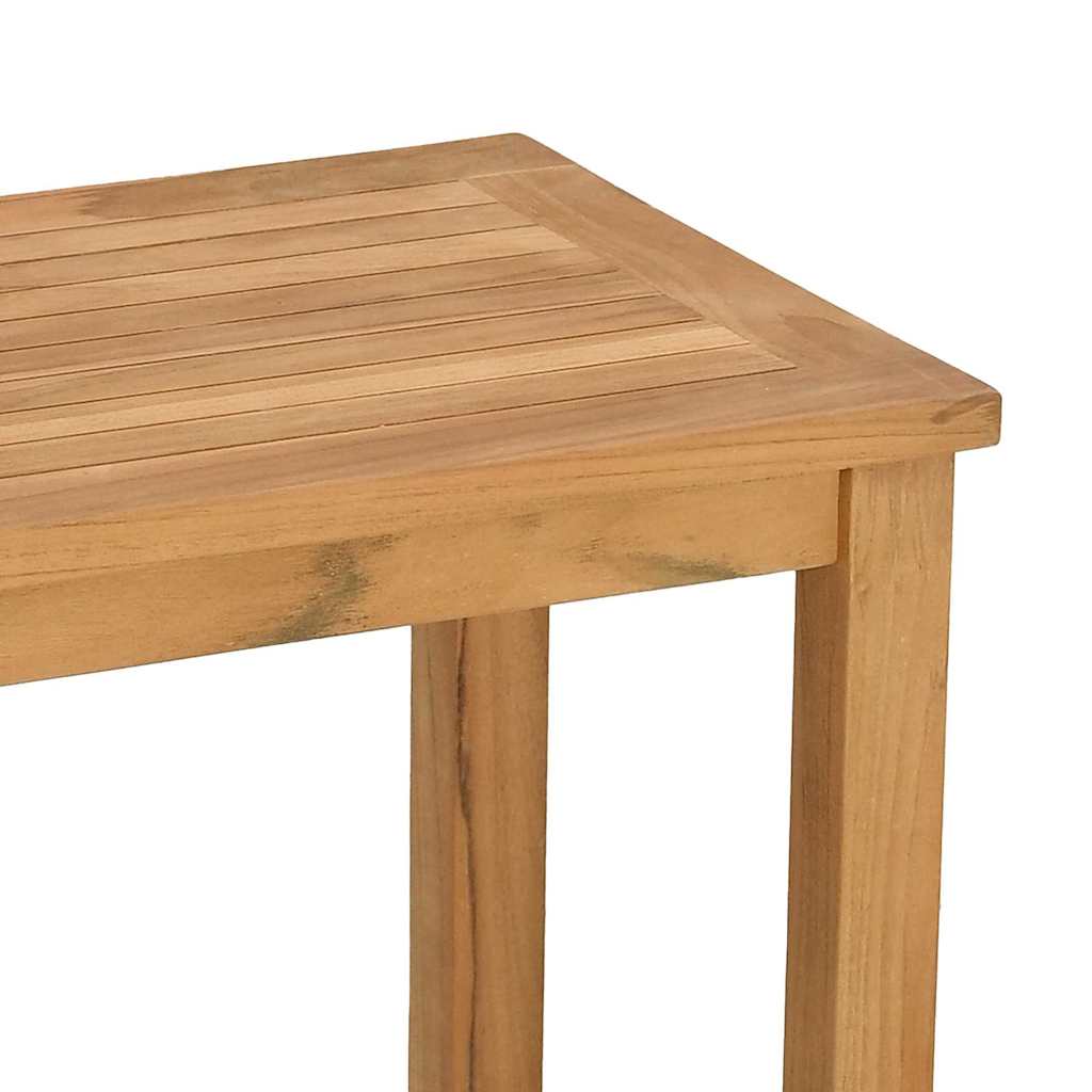vidaXL Konsola Brązowy 110 x 40 x 75 cm Lite drewno teakowe