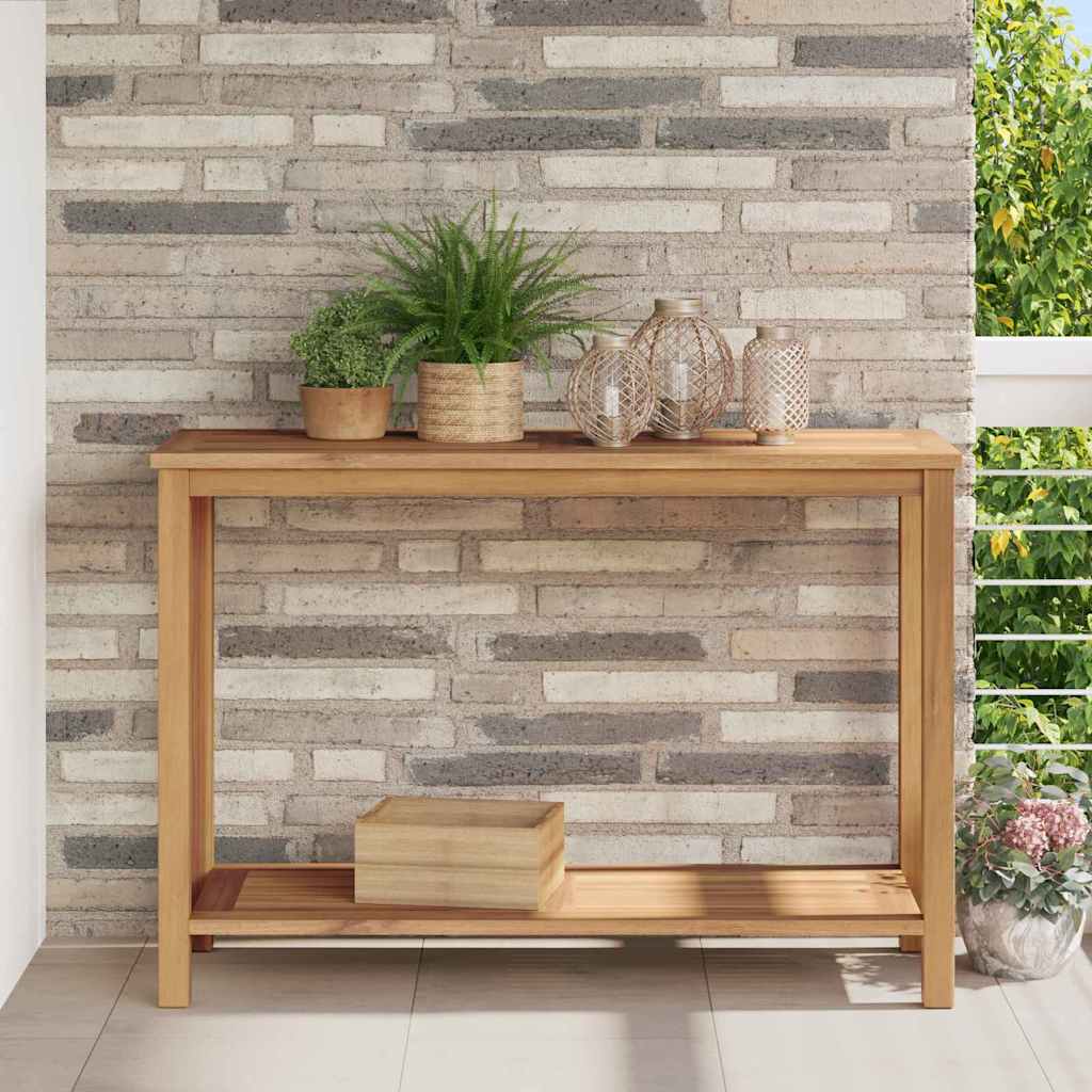vidaXL Konsola Brązowy 110 x 40 x 75 cm Lite drewno teakowe