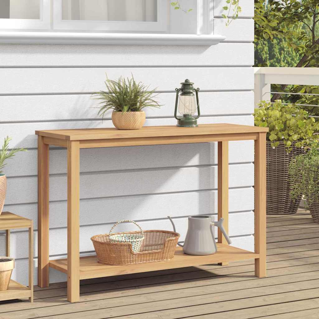 vidaXL Konsola Brązowy 110 x 40 x 75 cm Lite drewno teakowe