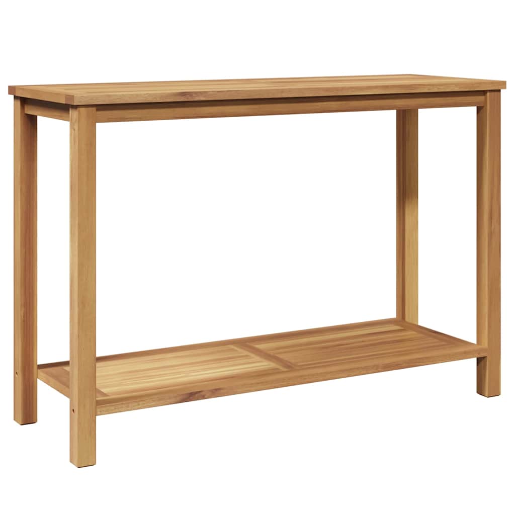 vidaXL Konsola Brązowy 110 x 40 x 75 cm Lite drewno teakowe