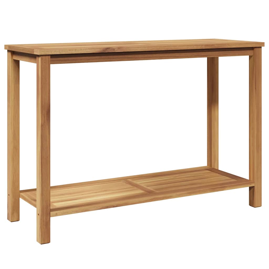 vidaXL Konsola Brązowy 110 x 40 x 75 cm Lite drewno teakowe