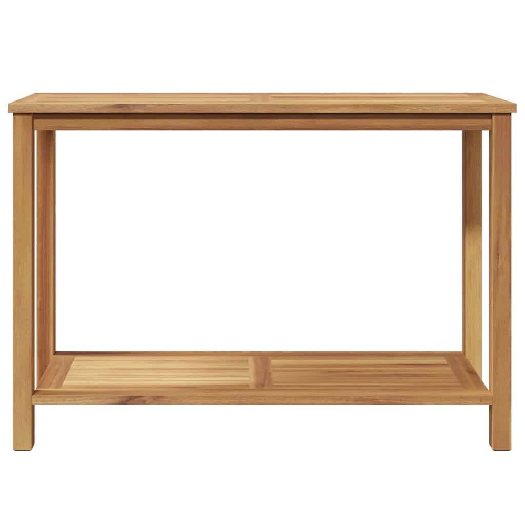 vidaXL Konsola Brązowy 110 x 40 x 75 cm Lite drewno teakowe