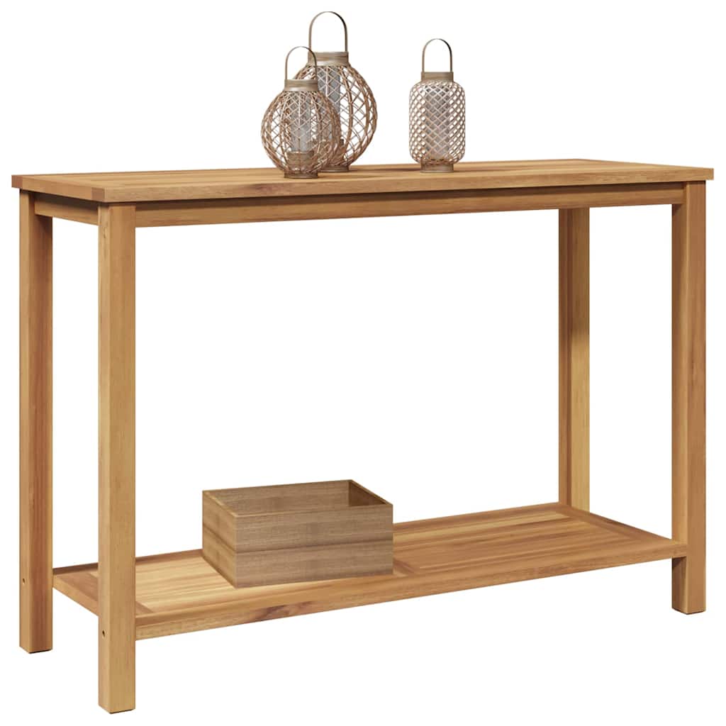 vidaXL Konsola Brązowy 110 x 40 x 75 cm Lite drewno teakowe