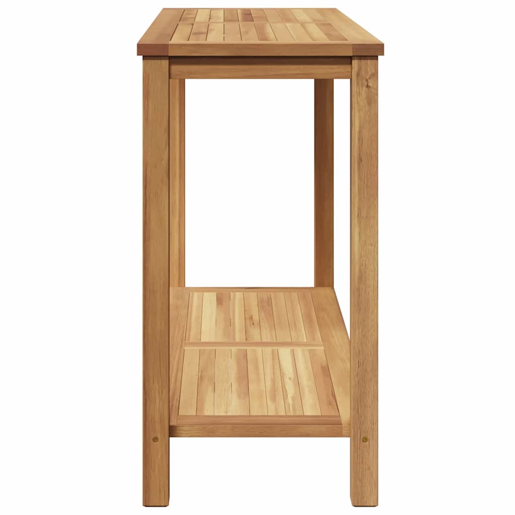 vidaXL Konsola Brązowy 110 x 40 x 75 cm Lite drewno teakowe