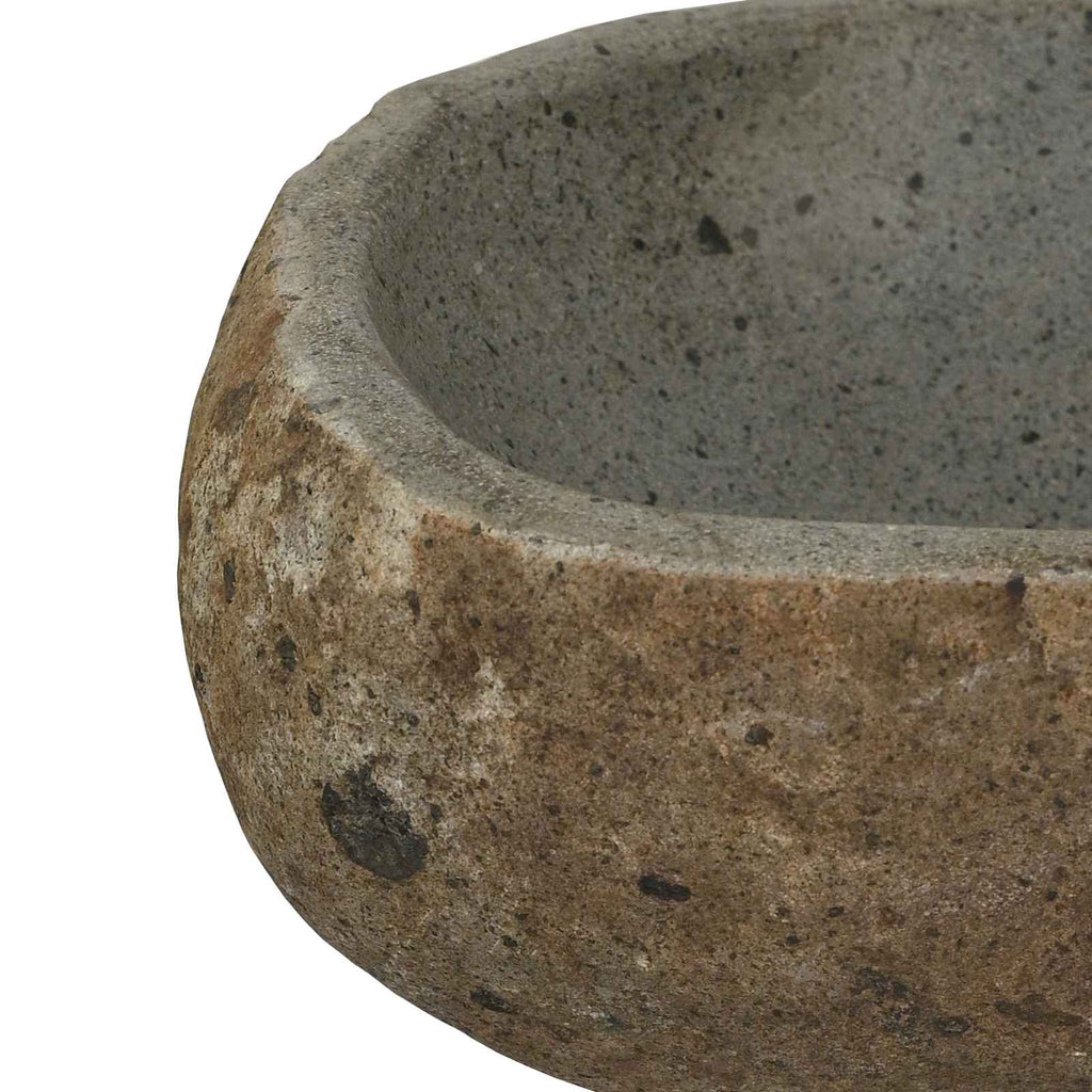 vidaXL Basin z rzeczonego kamienia (30-37) x (25-30) x 12 cm