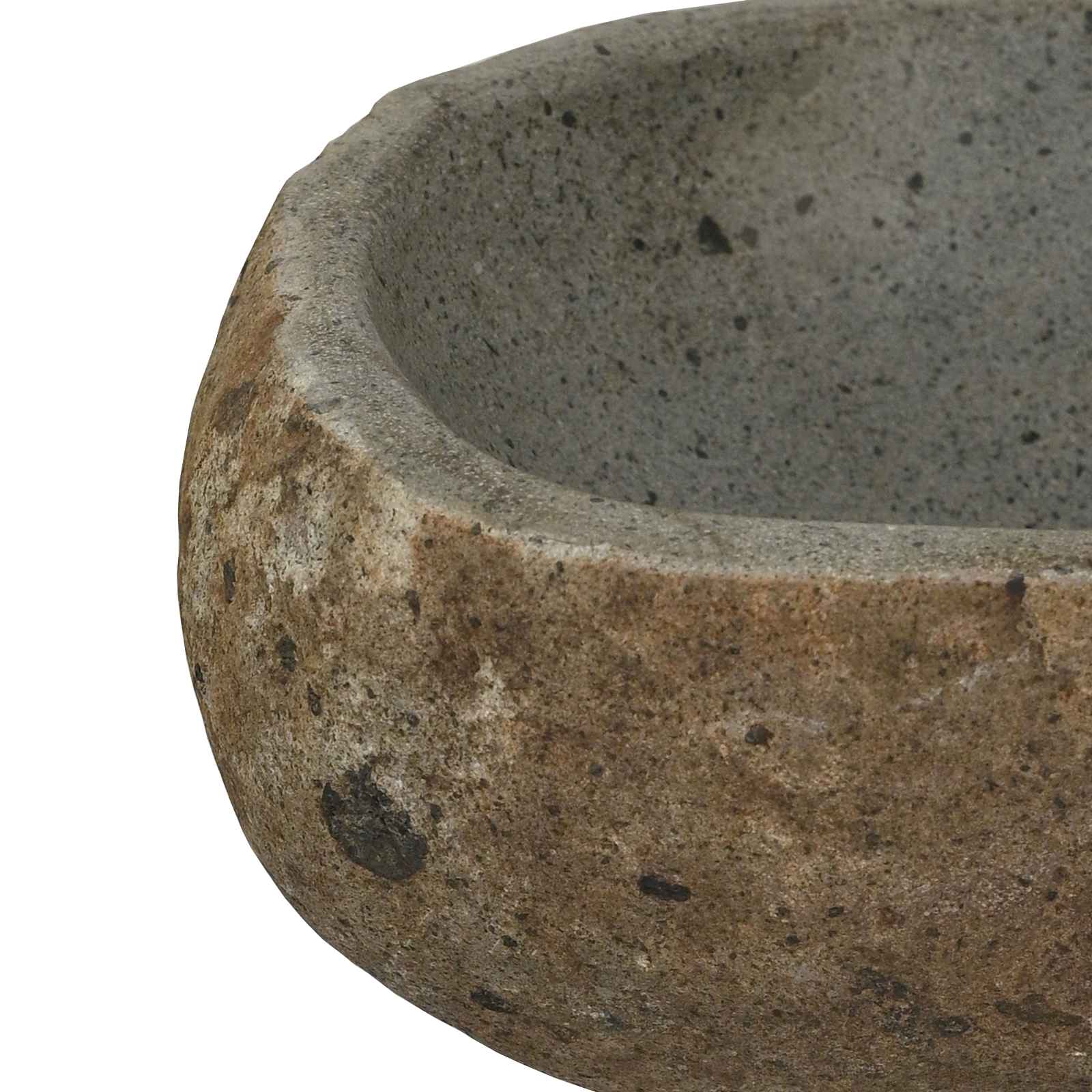 vidaXL Basin z rzeczonego kamienia (30-37) x (25-30) x 12 cm