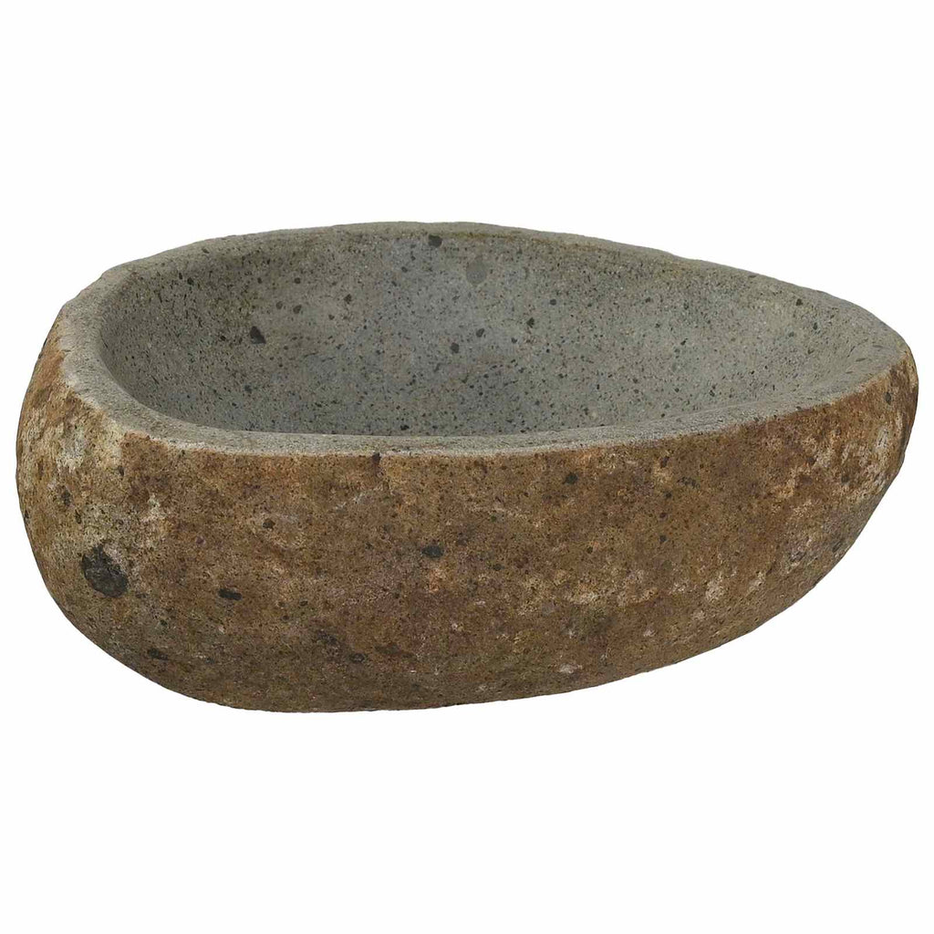 vidaXL Basin z rzeczonego kamienia (30-37) x (25-30) x 12 cm
