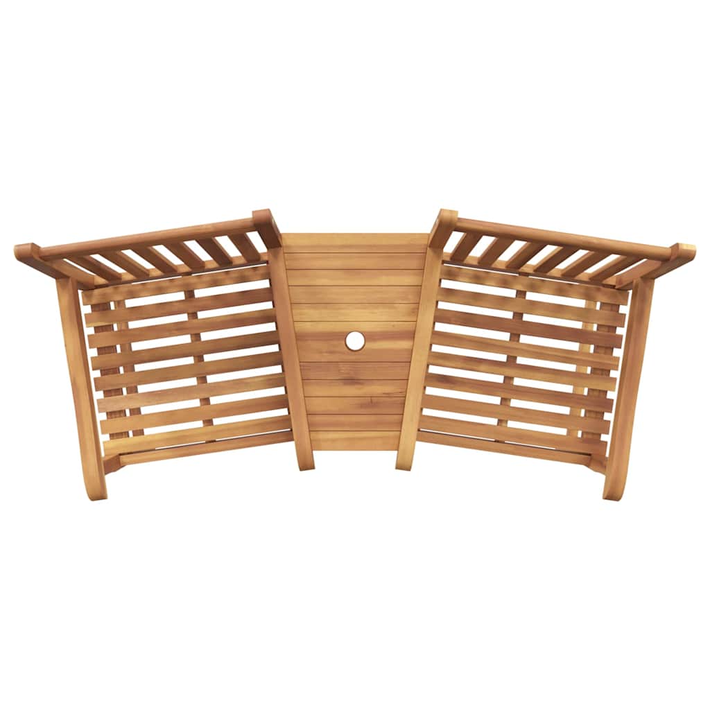 vidaXL Krzesła ogrodowe na świeżym powietrzu 152 x 63 x 89 cm