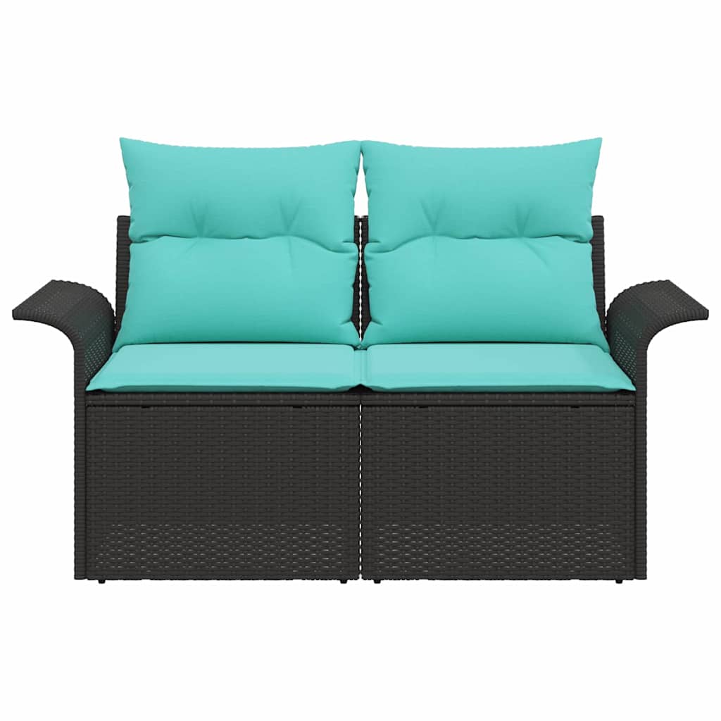 vidaXL Sofa Ogrodowa z poduszką 141 x 62 x 69 cm polirattan