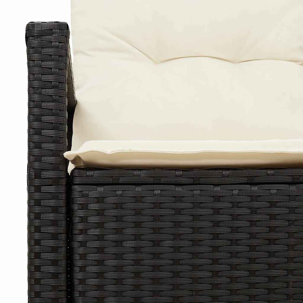 vidaXL Sofa Ogrodowa z poduszką 120 x 62 x 69 cm polirattan