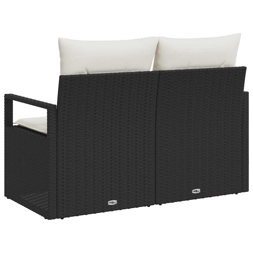 vidaXL Sofa Ogrodowa z poduszką 120 x 62 x 69 cm polirattan