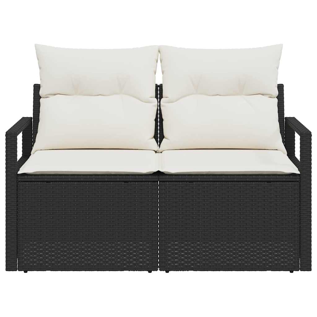 vidaXL Sofa Ogrodowa z poduszką 120 x 62 x 69 cm polirattan