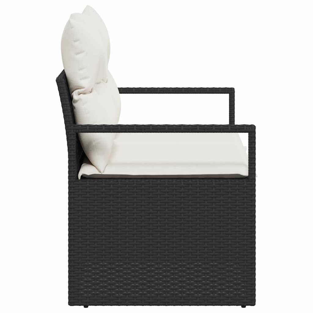 vidaXL Sofa Ogrodowa z poduszką 120 x 62 x 69 cm polirattan
