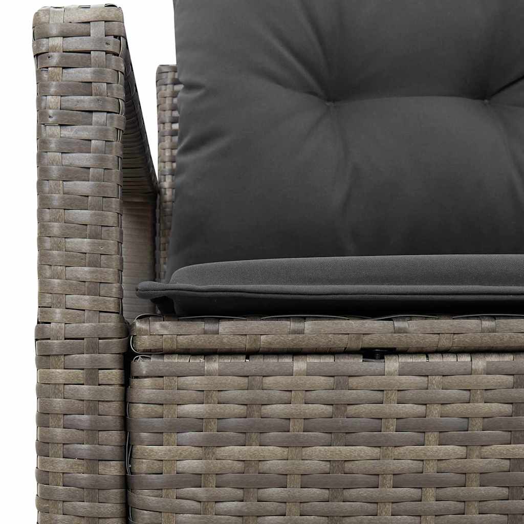 vidaXL Sofa Ogrodowa z poduszką 120 x 62 x 69 cm polirattan